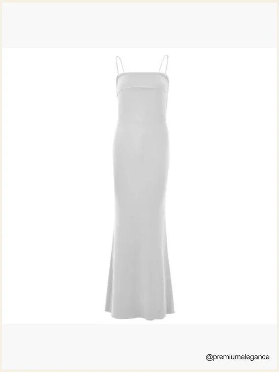 Women's Backless Maxi Dress Sleeveless Spaghetti Strap Bodycon Formal Party - Picture 5 of 7